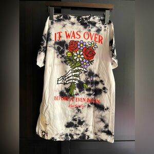 NWT NEW With Tags Tilly’s Last Call Co “It Was Over…” Tie-Dye T-Shirt Size Small